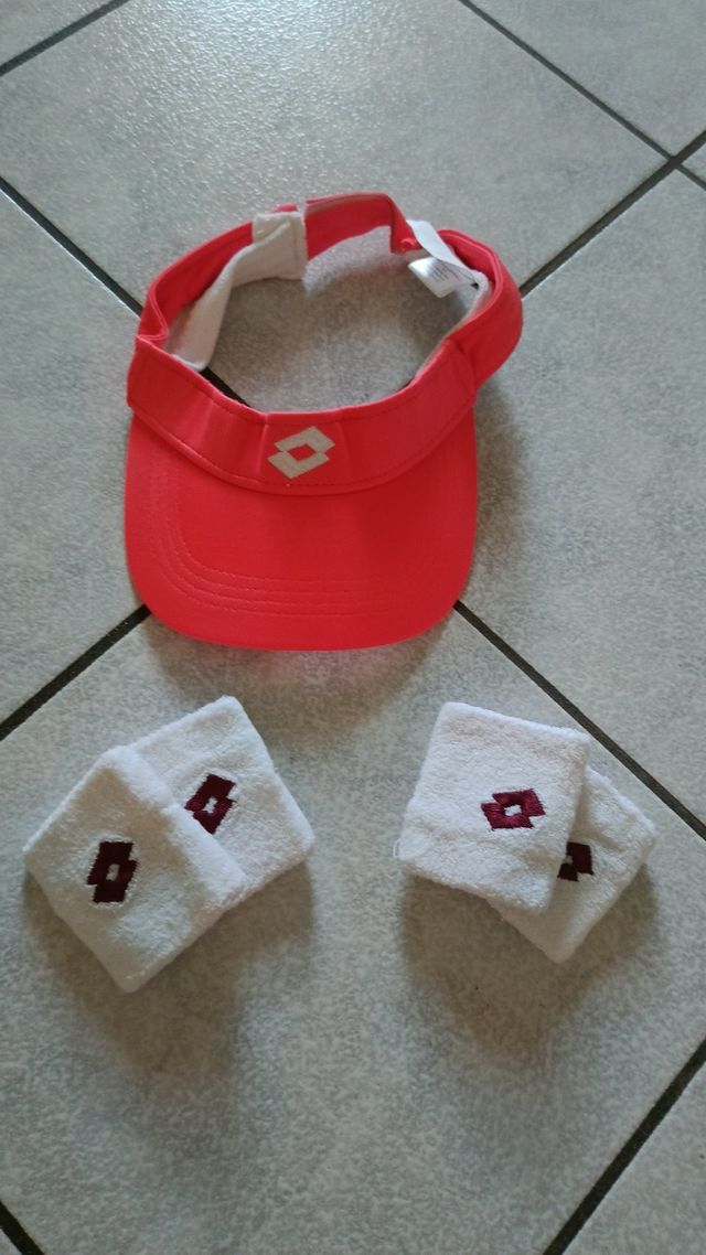 Visiera e polisini tennis Lotto