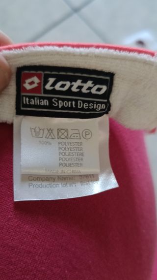 Visiera e polisini tennis Lotto