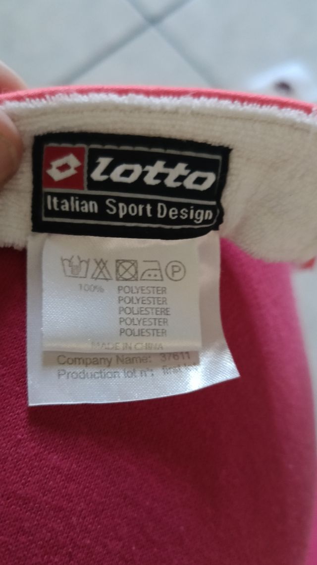 Visiera e polisini tennis Lotto