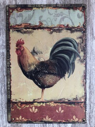 Cartel vintage gallo