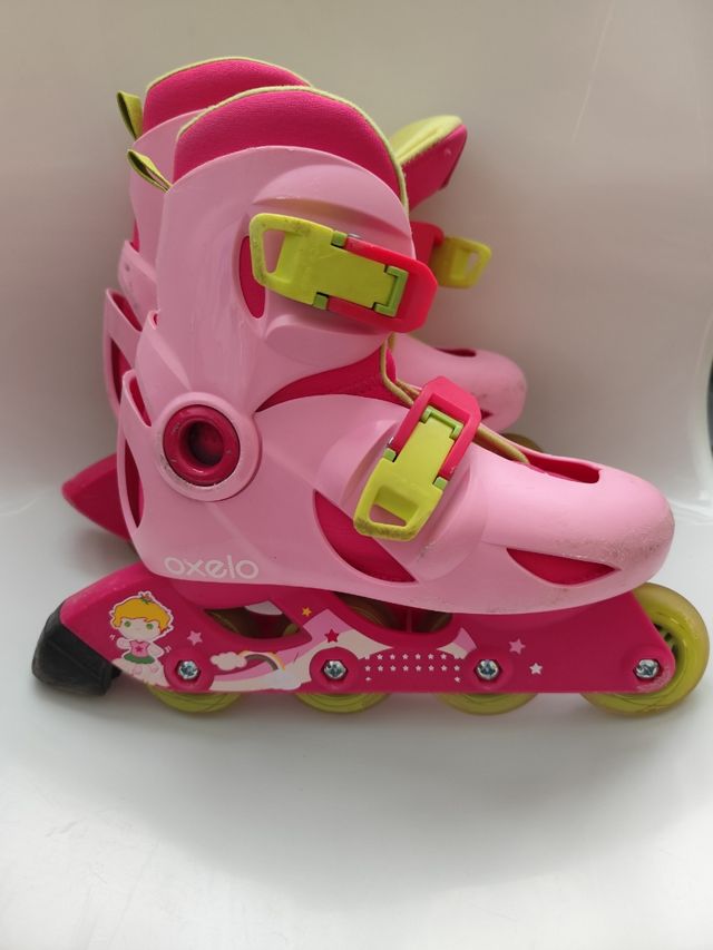Patines Oxelo Play3 rosa niña