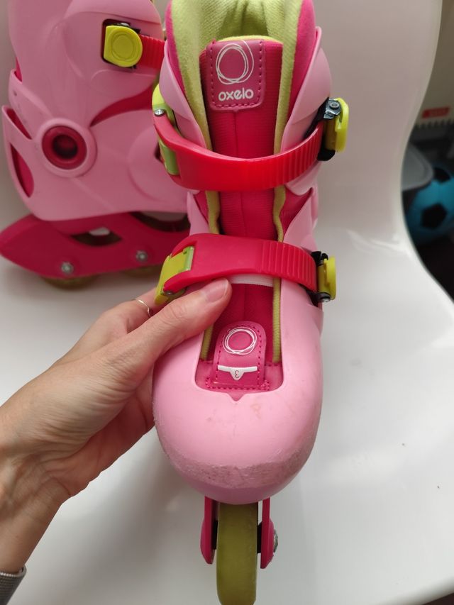 Patines Oxelo Play3 rosa niña