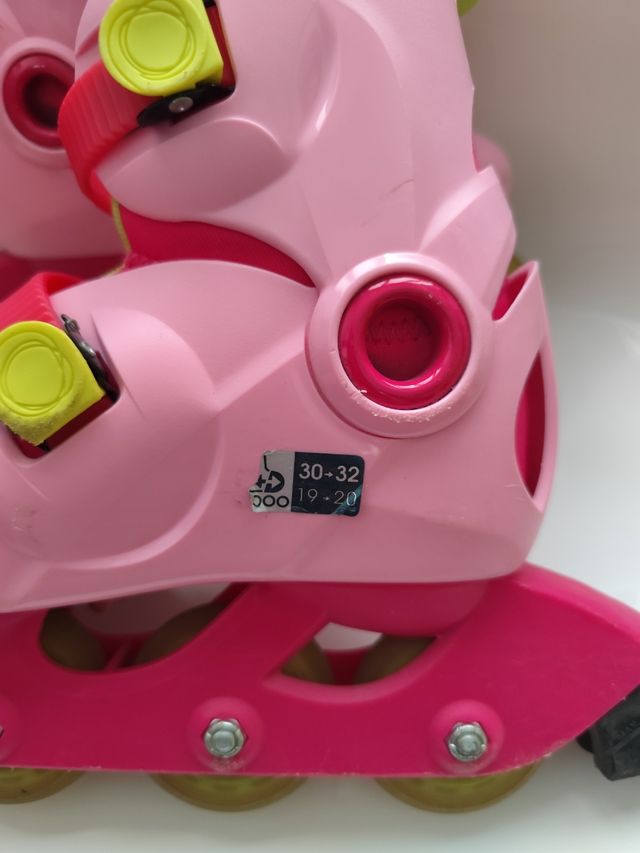 Patines Oxelo Play3 rosa niña