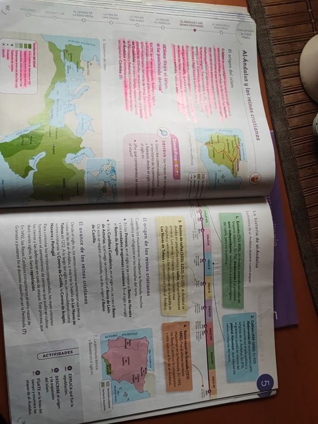 Los 2 libros: CIENCIAS SOCIALES 5 PRIMARIA CONSTRU