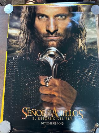 Cartel El Señor de los Anillos