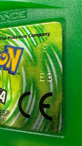 Pokemon Verde Hoja ORIGINAL GameBoy Advance