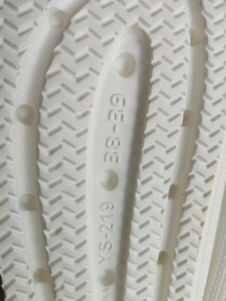 Chanclas blancas playa piscina - Talla 38