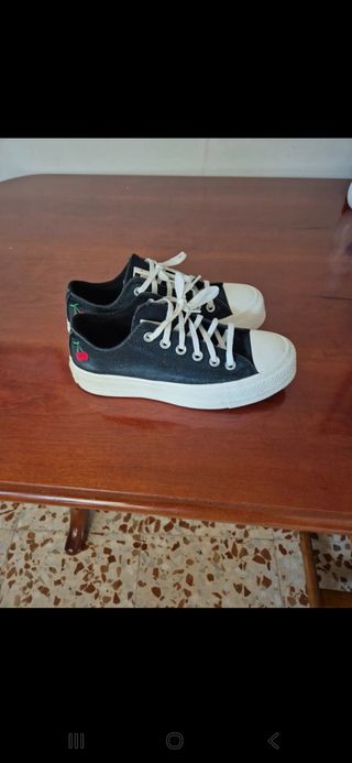 Converse negras - zapatillas