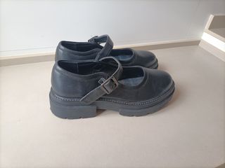 Zapatos negros plataforma - talla 38