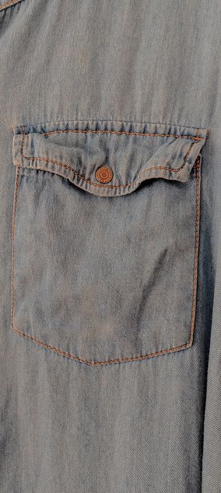 Camisa vaquera azul - Talla L