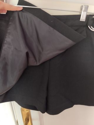 Falda pantalón negra Pimkie