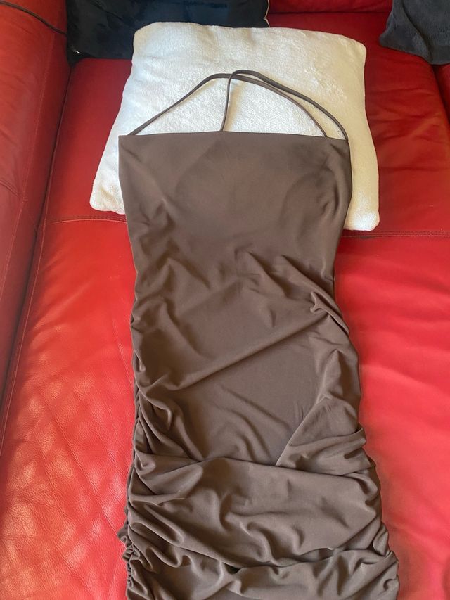 Vestido marrón Zara - nuevo