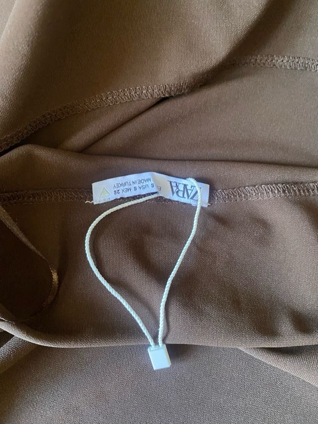 Vestido marrón Zara - nuevo
