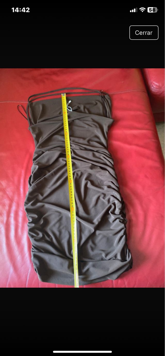 Vestido marrón Zara - nuevo