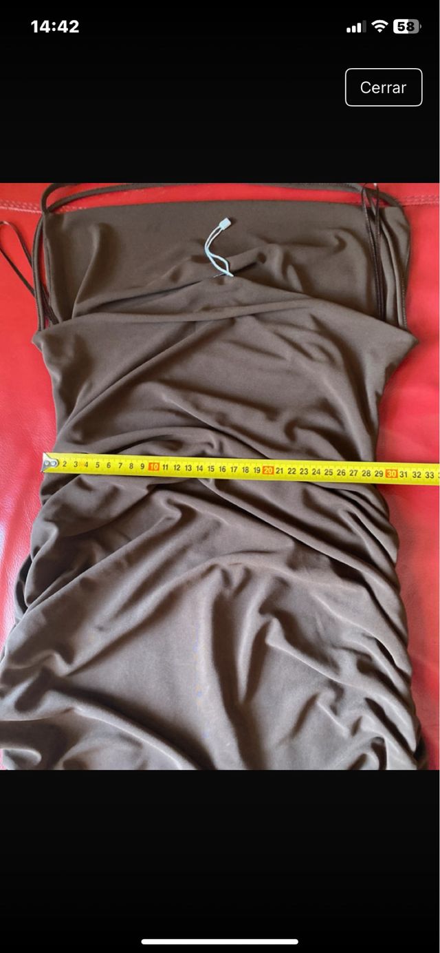 Vestido marrón Zara - nuevo