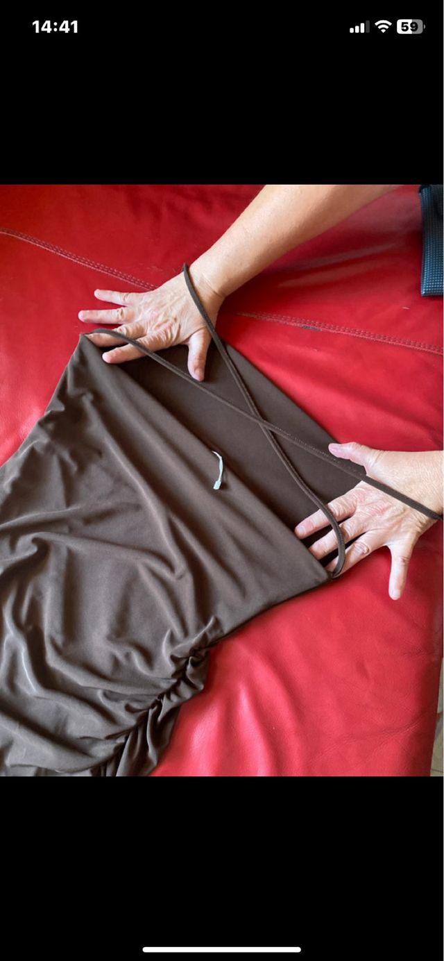 Vestido marrón Zara - nuevo