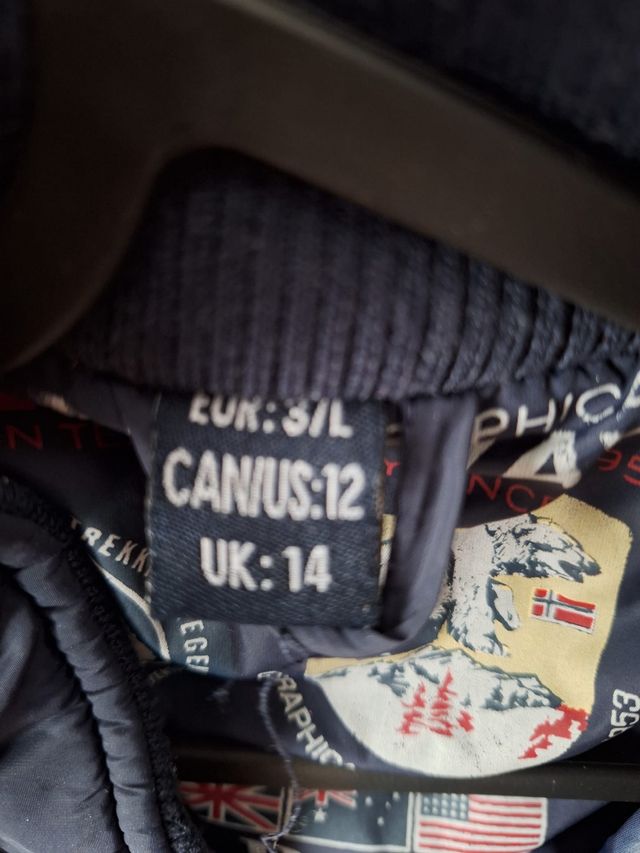 Chaqueta Norway azul - Talla 14 años.