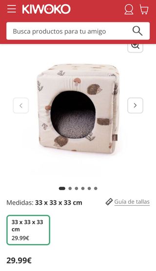 Cama cueva gato - Leeby