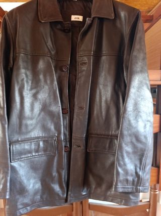 Chaqueta cuero marrón K2BH