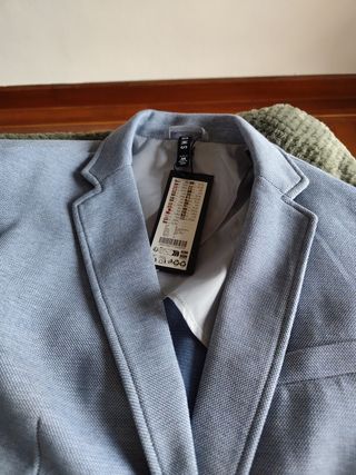 Americana azul hombre M