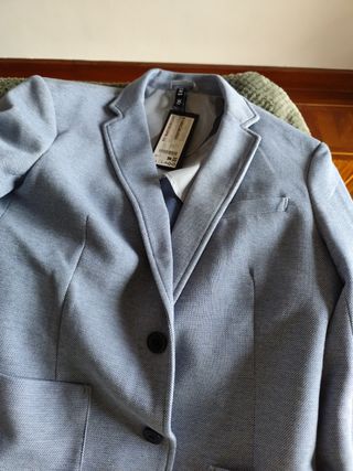 Americana azul hombre M