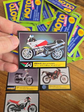 20 sobres cromos Super Moto Motor 16