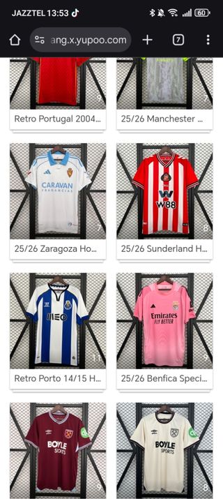 Proveedor de Camisetas de Futbol 