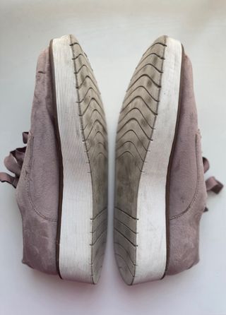 Zapatos Zara terciopelo rosa | 41