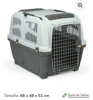 Transportín Perros - Gris y Blanco