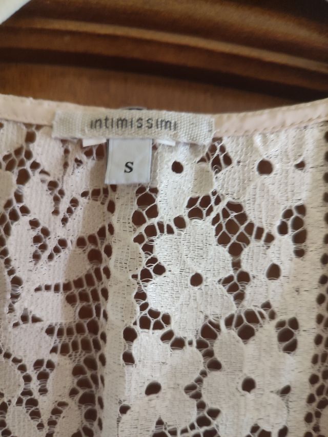 Maglia Intimissimi pizzo beige Tg S