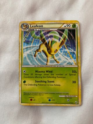Carta Pokémon Leafeon 2011 17/90 