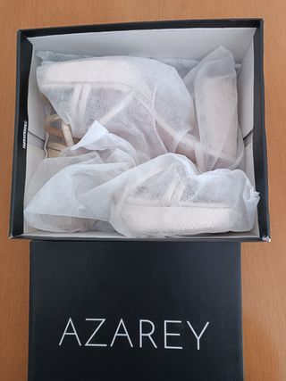 Sandalias AZAREY doradas - Talla 40