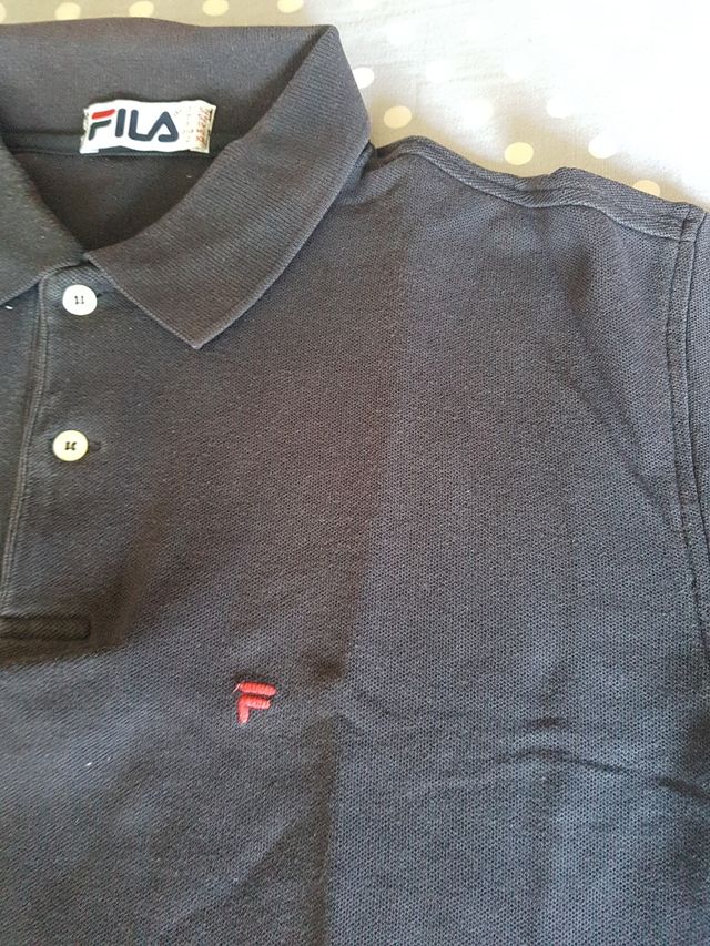 Polo Fila maniche corte Uomo Nero Tg.L 52