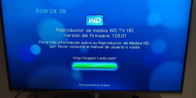 Reproductor Multimedia WD TV HD