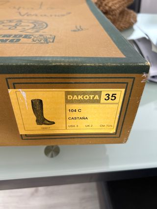 Botas altas marrones piel