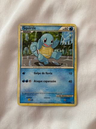 Carta Pokémon Squirtle 2019 - 1ª Edición