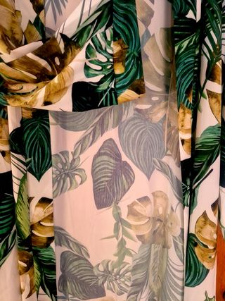 Traje Kimono estampado hojas