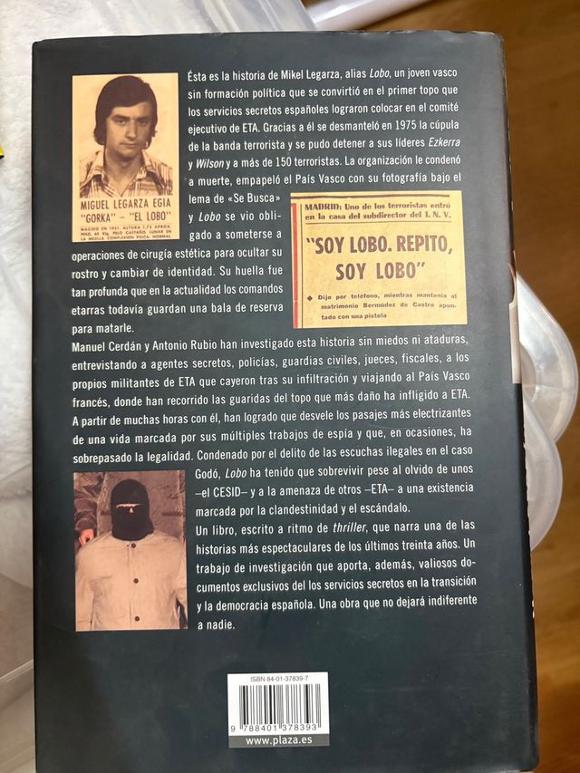 Lobo: Un topo en las entranas de ETA (Biografia...
