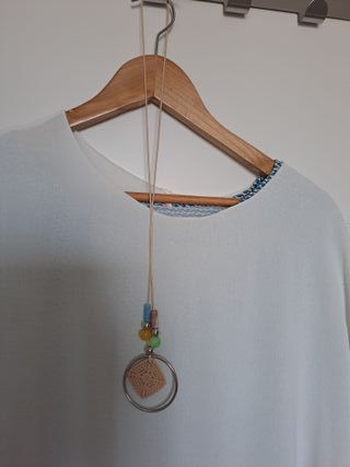 Collar largo multicolor 