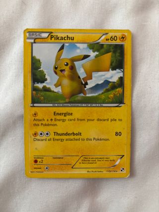 Pikachu 115/114 - Carta Pokémon 2019