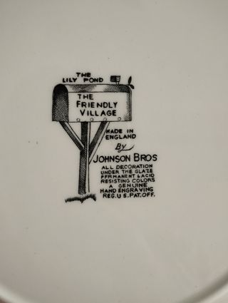 6 Platos JOHNSON BROS-The friendly Village