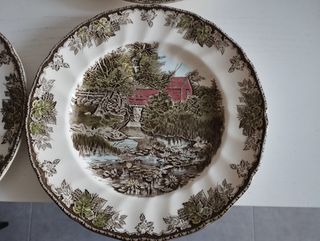 6 Platos JOHNSON BROS-The friendly Village
