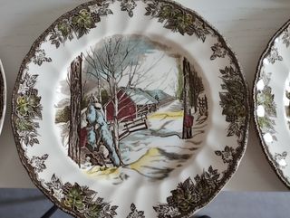 6 Platos JOHNSON BROS-The friendly Village