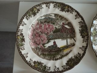 6 Platos JOHNSON BROS-The friendly Village