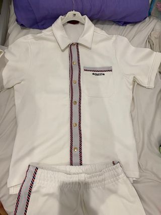 Conjunto Gucci y Valentino blanco - Talla M y 42