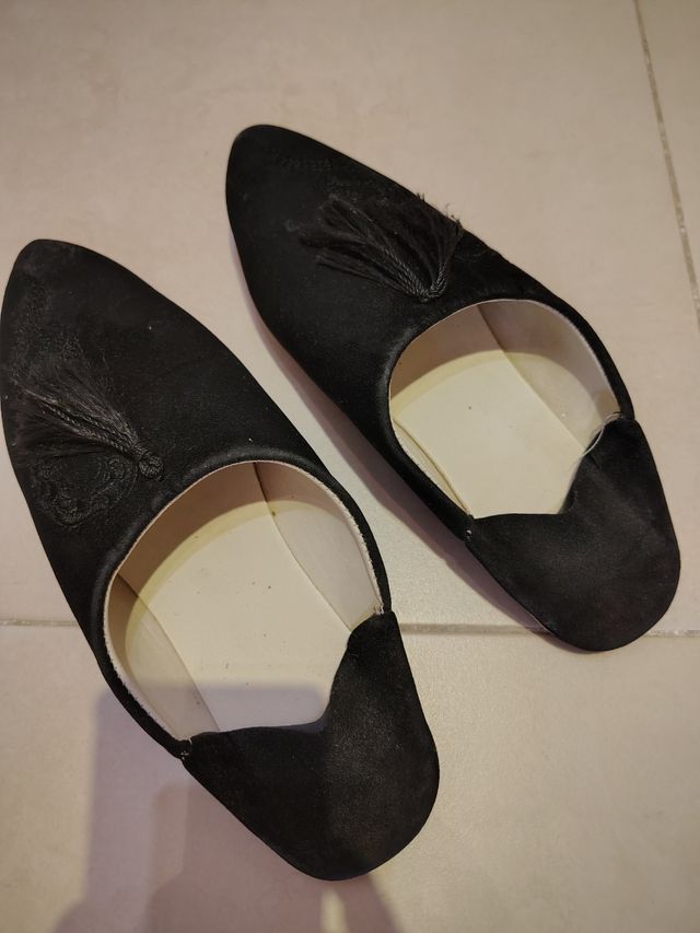 Babuchas Árabes - Piel Negra