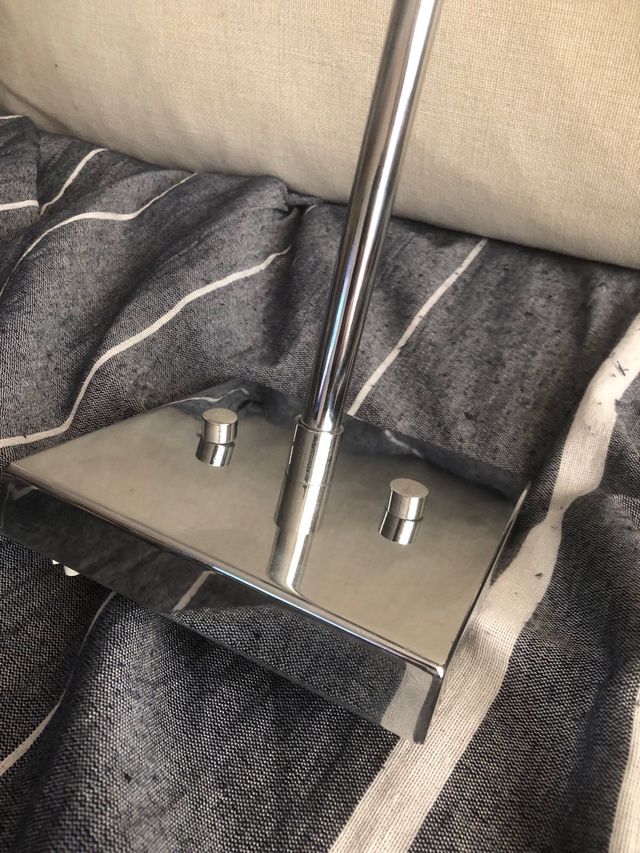 Lámpara techo vintage metal y cristal