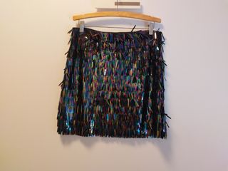 Falda palitos Stradivarius multicolor