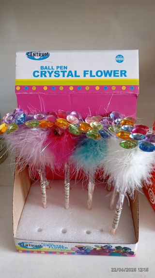 Bolígrafos Crystal Flower