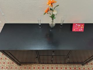 Aparador negro madera Hemnes Ikea